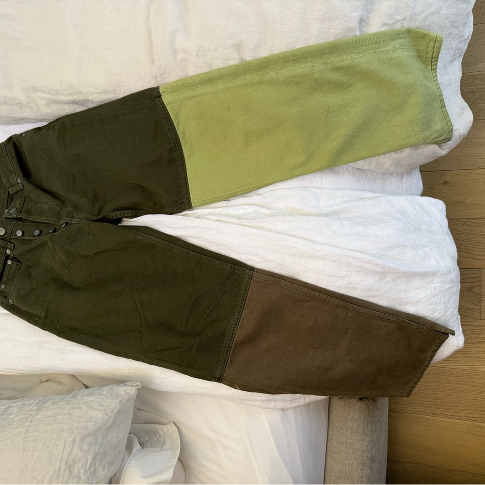 Ganni Multi-Color Patchwork Jeans